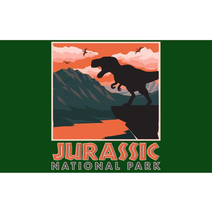 Vintage Jurassic National Park Poster Bumper Sticker