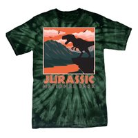 Vintage Jurassic National Park Poster Tie-Dye T-Shirt