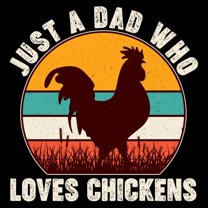 Vintage Just A Dad Who Loves Chickens Backpack