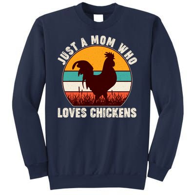 Vintage Just A Mom Who Loves Chickens Sweatshirt