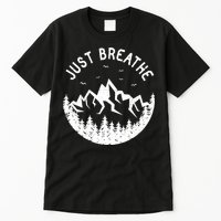 Vintage Just Breathe Nature Adventure Tall T-Shirt