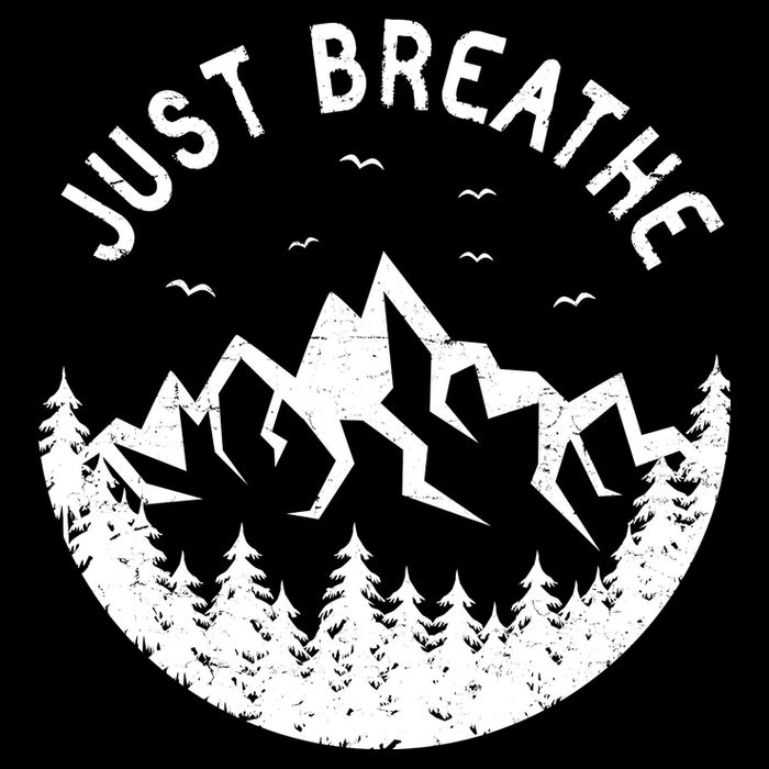 Vintage Just Breathe Nature Adventure Tall T-Shirt