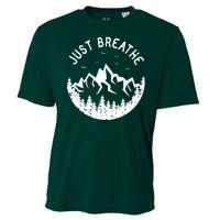 Vintage Just Breathe Nature Adventure Cooling Performance Crew T-Shirt