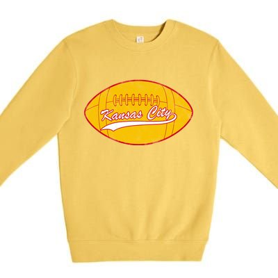 Vintage Kansas City FC Football Premium Crewneck Sweatshirt