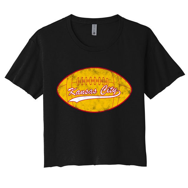 Vintage Kansas City FC Football Crop Top