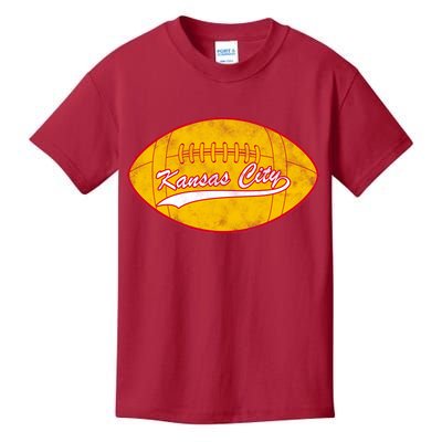 Vintage Kansas City FC Football Kids T-Shirt