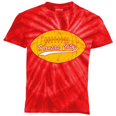 Vintage Kansas City FC Football Kids Tie-Dye T-Shirt