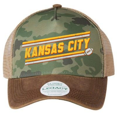 Vintage Kansas City Football Legacy Tie Dye Trucker Hat