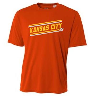 Vintage Kansas City Football Cooling Performance Crew T-Shirt