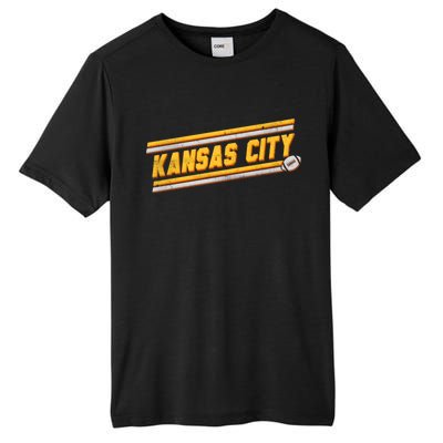 Vintage Kansas City Football Tall Fusion ChromaSoft Performance T-Shirt