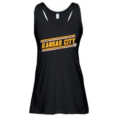 Vintage Kansas City Football Ladies Essential Flowy Tank