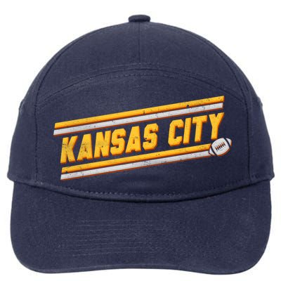 Vintage Kansas City Football 7-Panel Snapback Hat