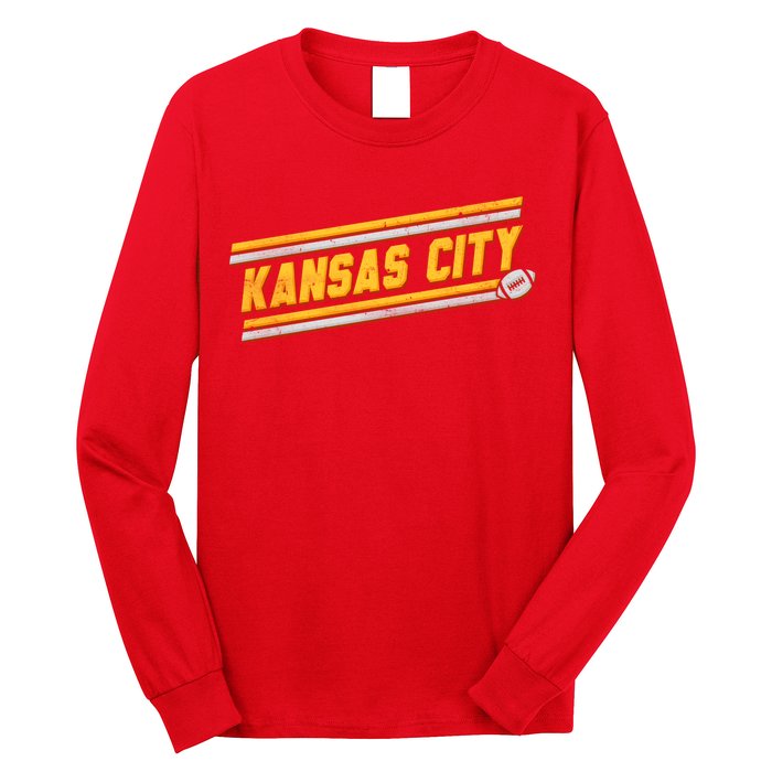 Vintage Kansas City Football Long Sleeve Shirt