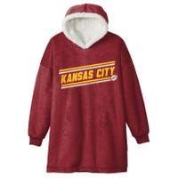 Vintage Kansas City Football Hooded Wearable Blanket