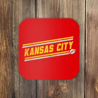 Vintage Kansas City Football Coaster