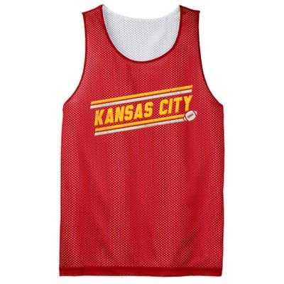 Vintage Kansas City Football Mesh Reversible Basketball Jersey Tank