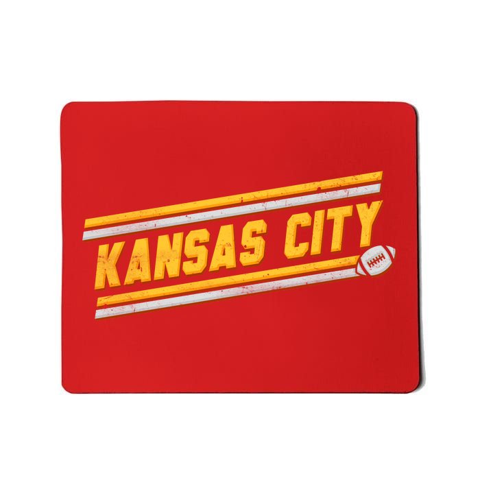 Vintage Kansas City Football Mousepad