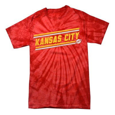 Vintage Kansas City Football Tie-Dye T-Shirt