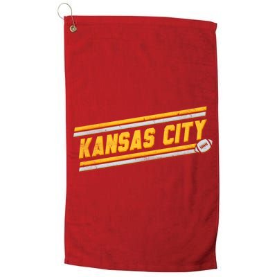 Vintage Kansas City Football Platinum Collection Golf Towel