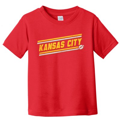 Vintage Kansas City Football Toddler T-Shirt