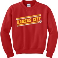 Vintage Kansas City Football Kids Sweatshirt