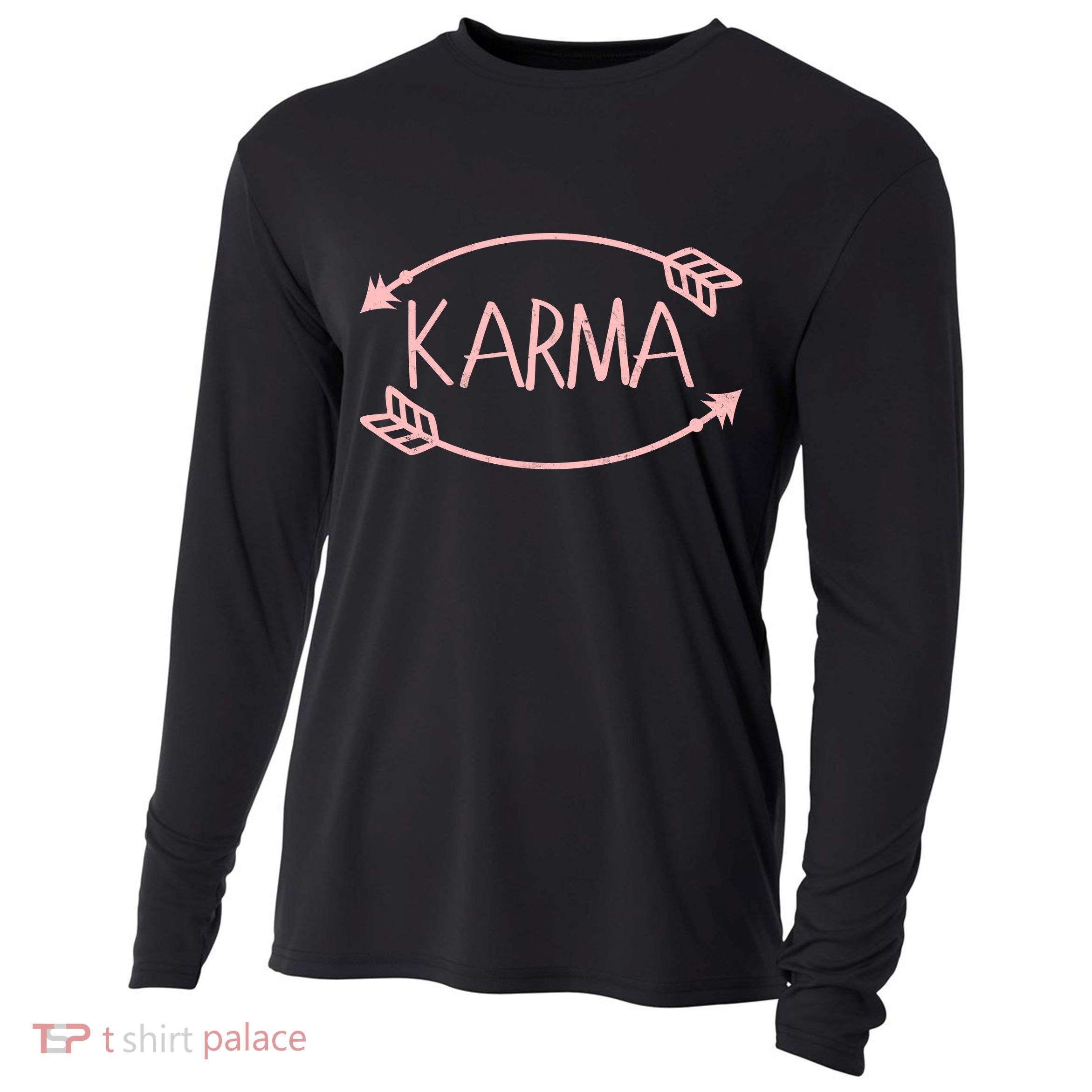 Vintage Karma Arrows Cooling Performance Long Sleeve Crew