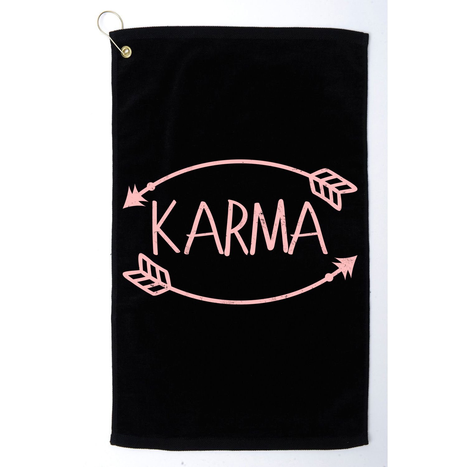 Vintage Karma Arrows Golf Towel