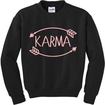 Vintage Karma Arrows Kids Sweatshirt