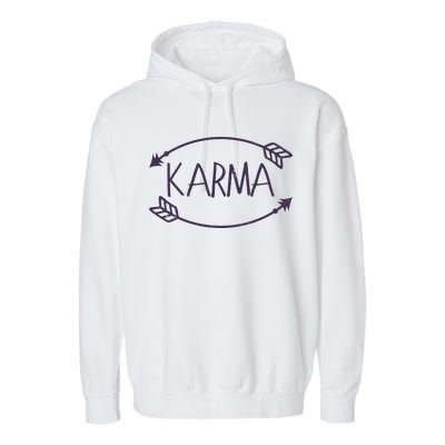 Vintage Karma Arrows Garment-Dyed Fleece Hoodie