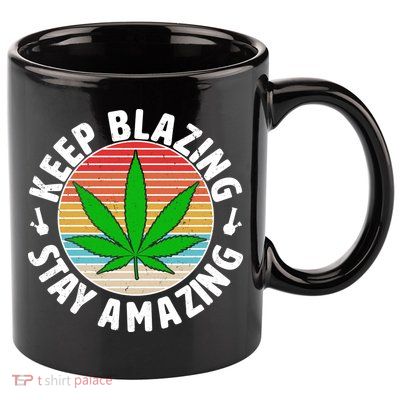 Vintage Keep Blazing Stay Amazing 11oz C Handle Ceramic Mug