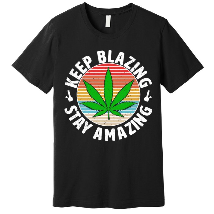 Vintage Keep Blazing Stay Amazing Premium T-Shirt