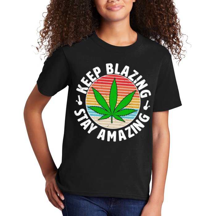 Vintage Keep Blazing Stay Amazing Kids T-Shirt