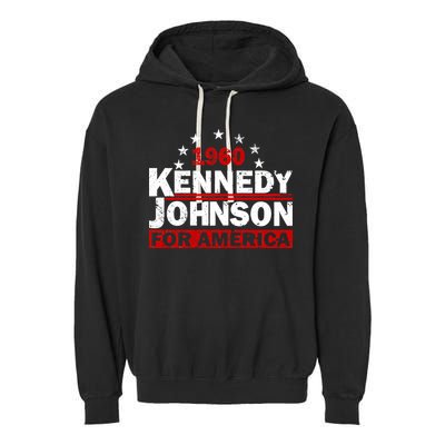 Vintage Kennedy Johnson 1960 For America Garment-Dyed Fleece Hoodie