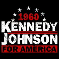 Vintage Kennedy Johnson 1960 For America Backpack