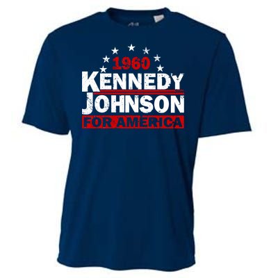 Vintage Kennedy Johnson 1960 For America Cooling Performance Crew T-Shirt