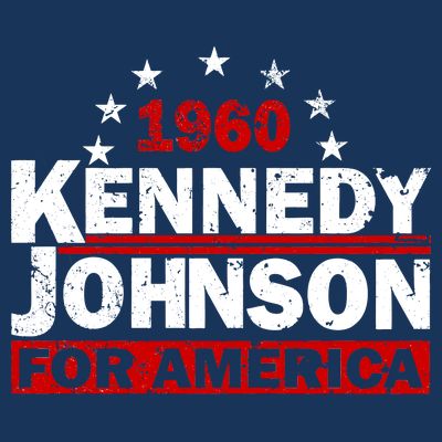 Vintage Kennedy Johnson 1960 For America T-Shirt