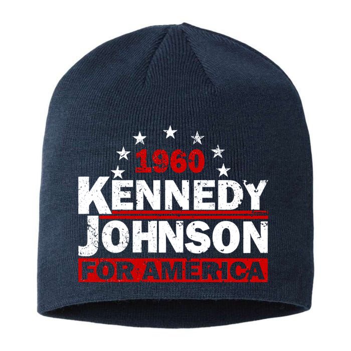 Vintage Kennedy Johnson 1960 For America Sustainable Beanie