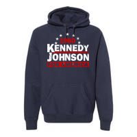 Vintage Kennedy Johnson 1960 For America Premium Hoodie