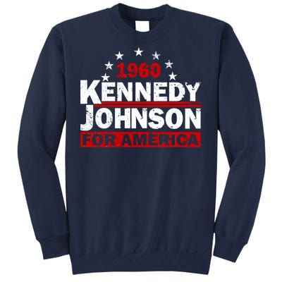 Vintage Kennedy Johnson 1960 For America Tall Sweatshirt