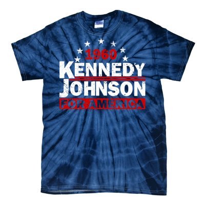 Vintage Kennedy Johnson 1960 For America Tie-Dye T-Shirt