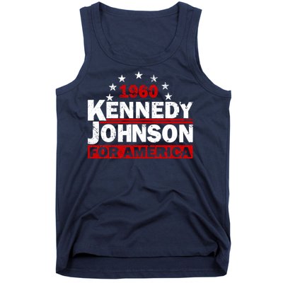 Vintage Kennedy Johnson 1960 For America Tank Top