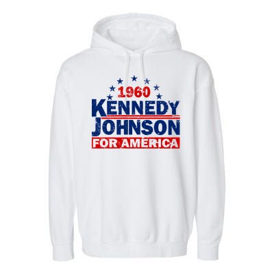 Vintage Kennedy Johnson 1960 For America Garment-Dyed Fleece Hoodie