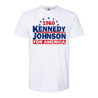 Vintage Kennedy Johnson 1960 For America Softstyle CVC T-Shirt