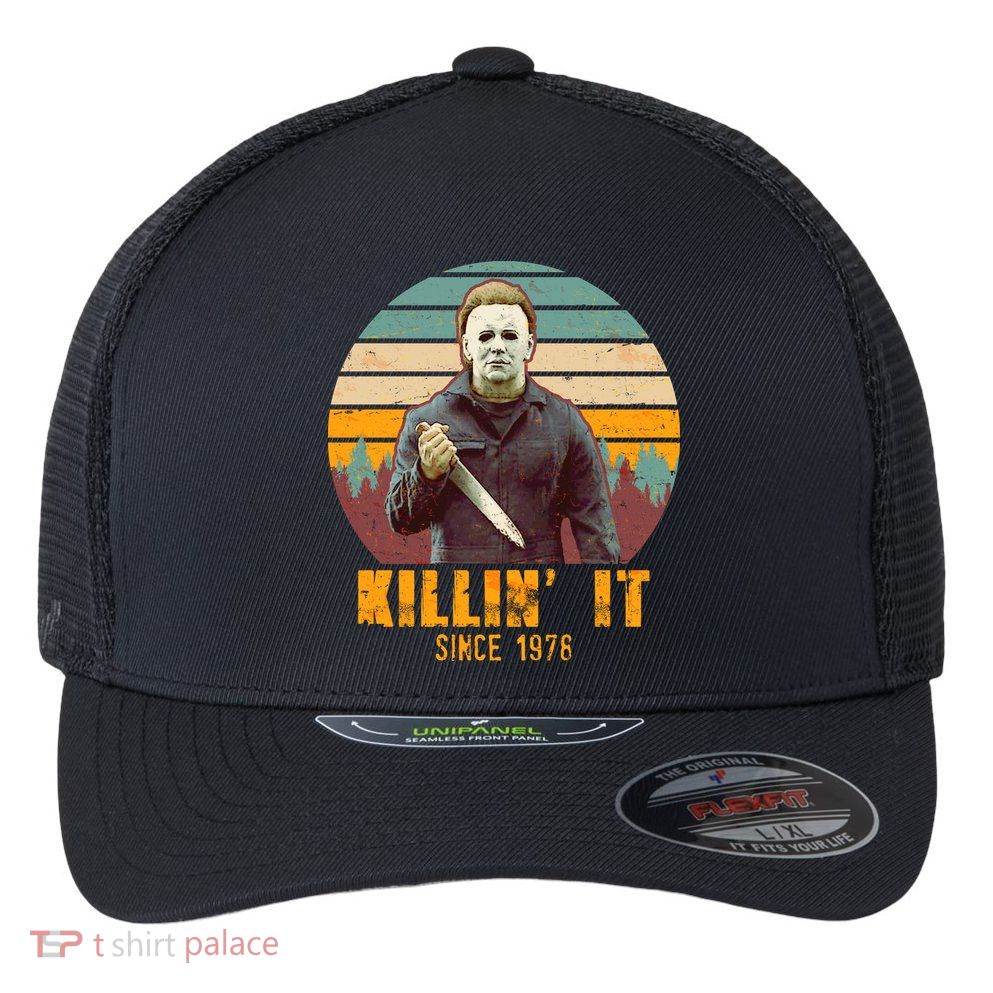 Vintage Killin' It Since 1978 Classic Movie Flexfit Unipanel Trucker Cap