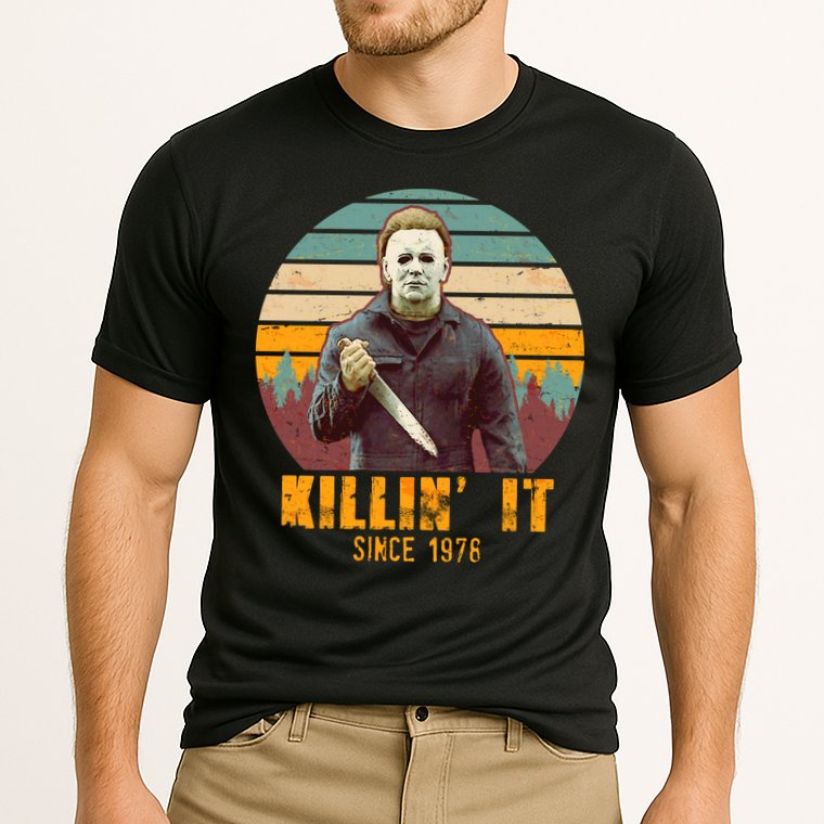 Vintage Killin' It Since 1978 Classic Movie Cooling Performance Crew T-Shirt