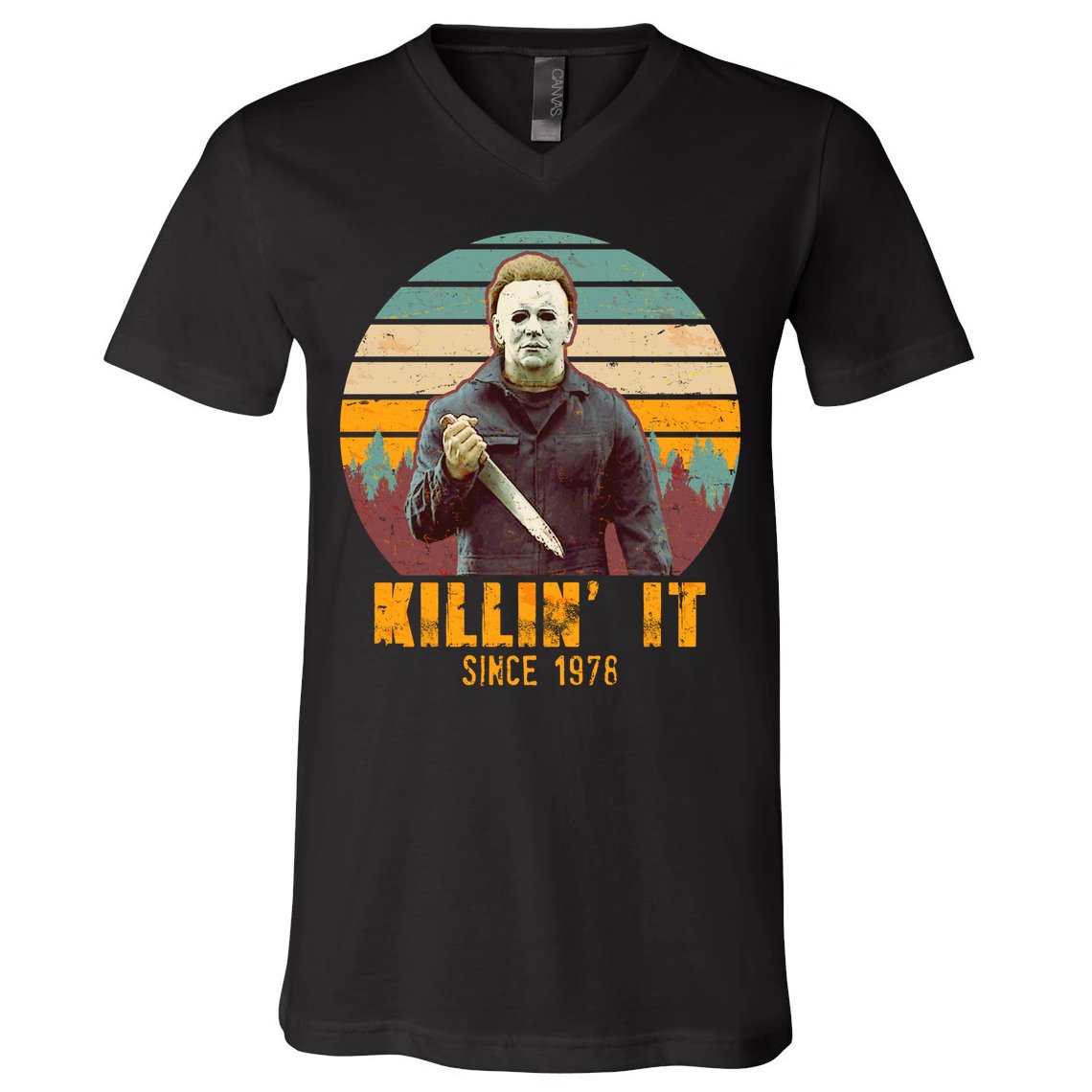 Vintage Killin' It Since 1978 Classic Movie V-Neck T-Shirt