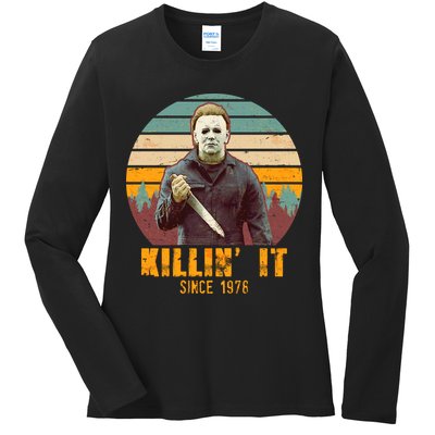 Vintage Killin' It Since 1978 Classic Movie Ladies Long Sleeve Shirt