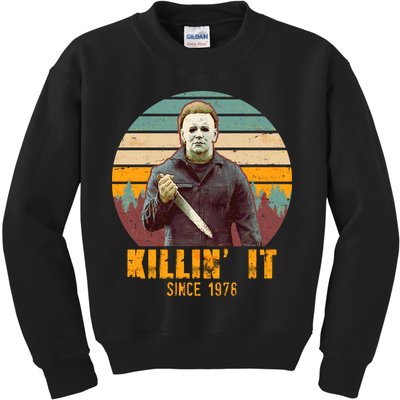 Vintage Killin' It Since 1978 Classic Movie Kids Sweatshirt