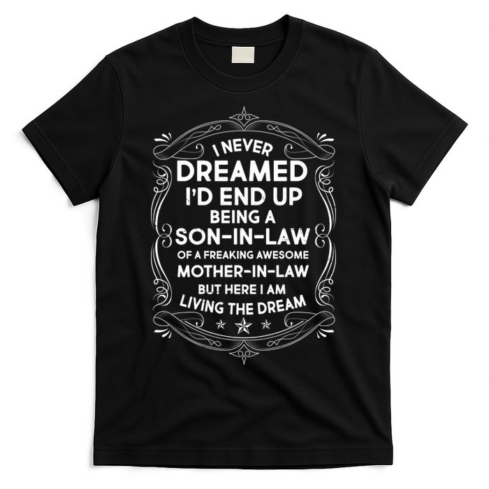 Vintage Label Freaking Awesome Mother-In-Law T-Shirt