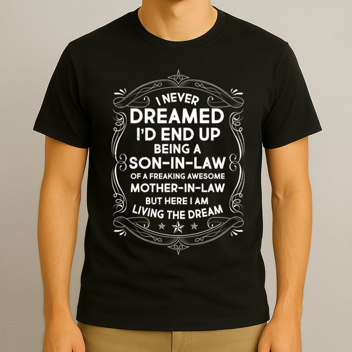 Vintage Label Freaking Awesome Mother-In-Law T-Shirt